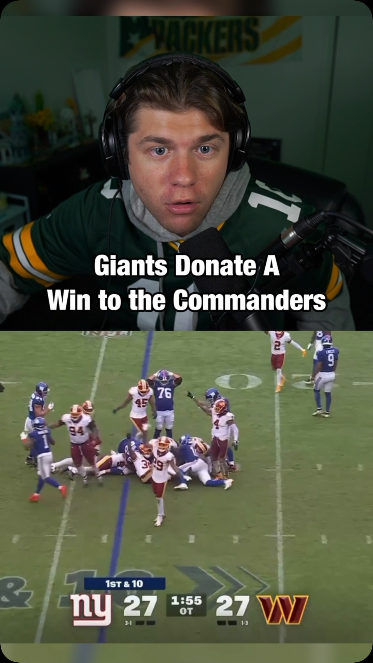 Giants Donate A Win to the Commande...