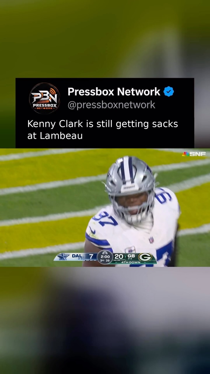 Kenny Clark sacks Jordan Love for t...