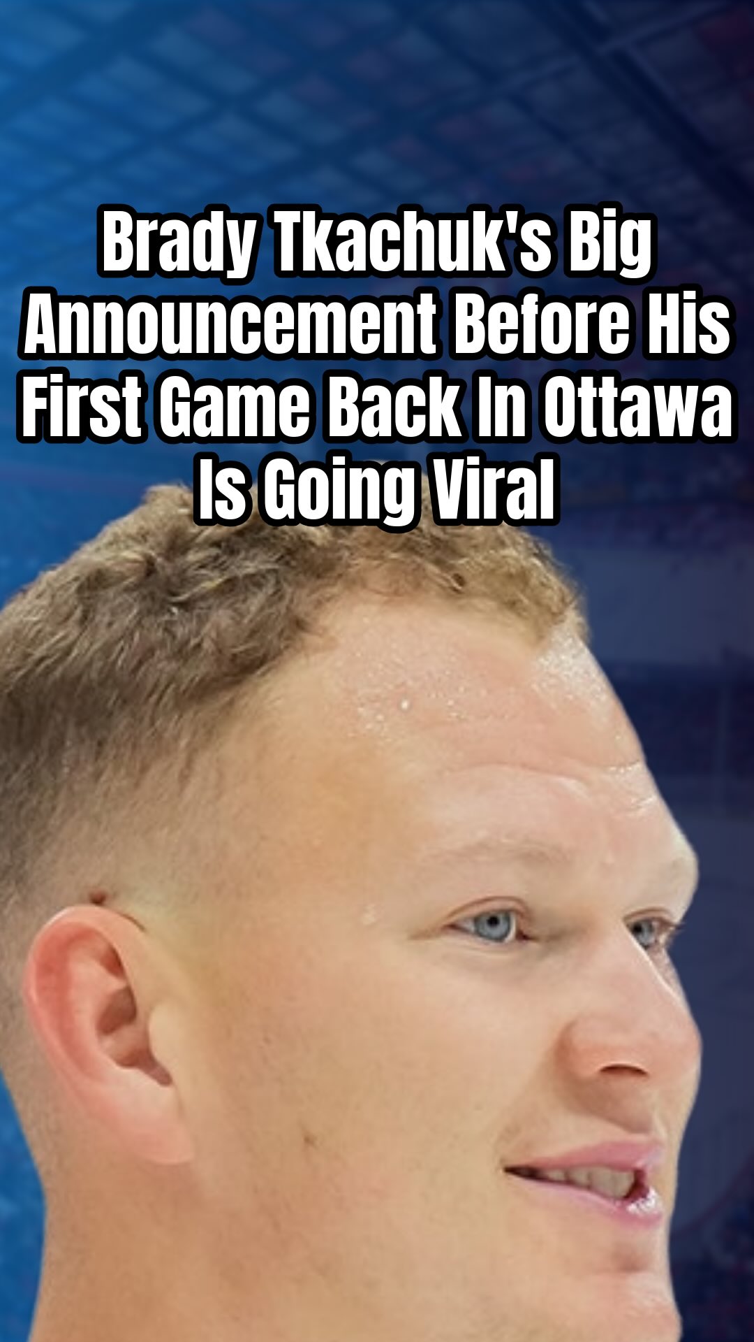 Brady Tkachuk's Viral Announcement ... on MILLIONS Brady Tkachuk's Viral Announcement ...