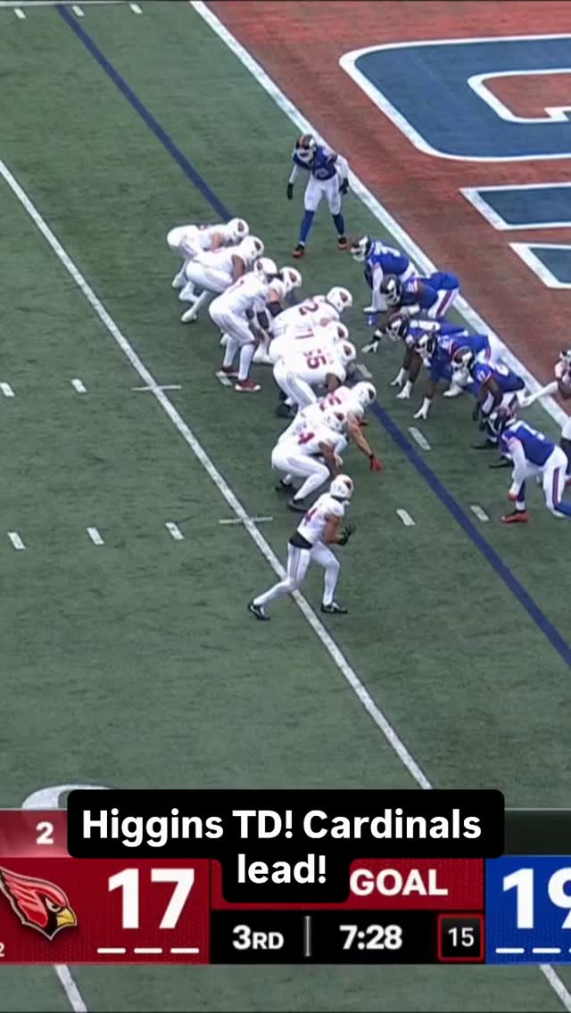 Higgins scores a touchdown, giving ...
