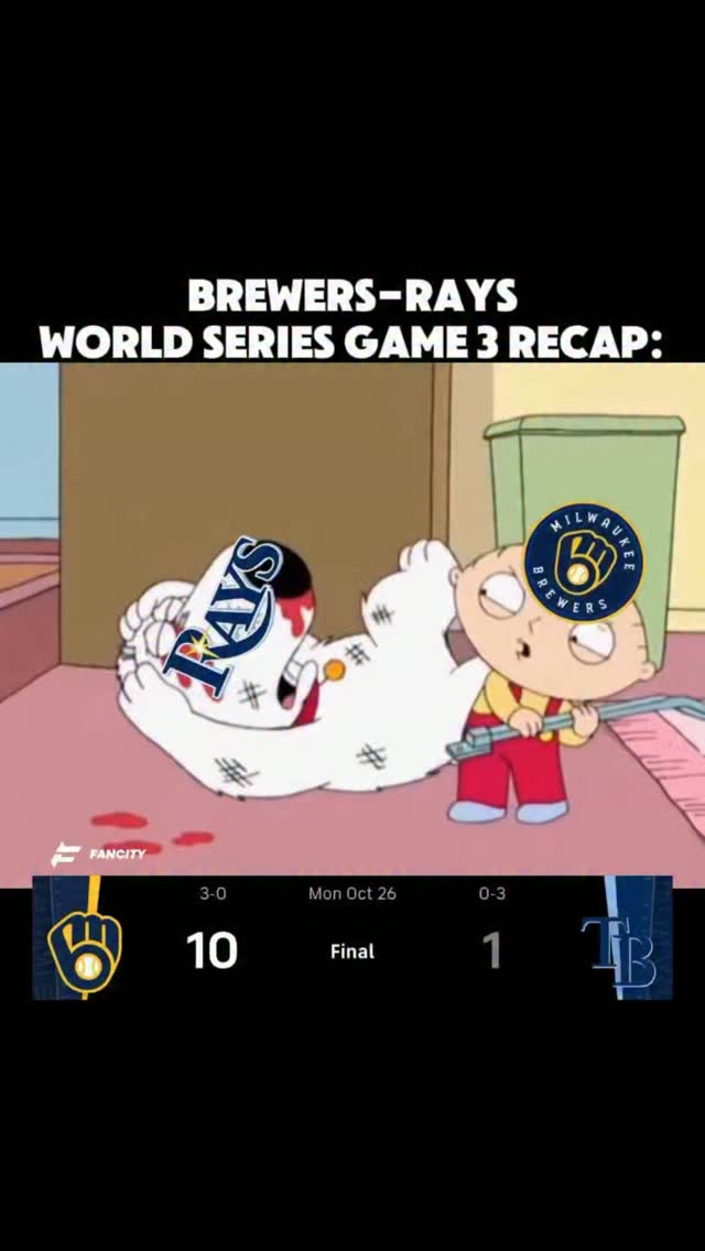 Brewers dominate Rays in World Seri...