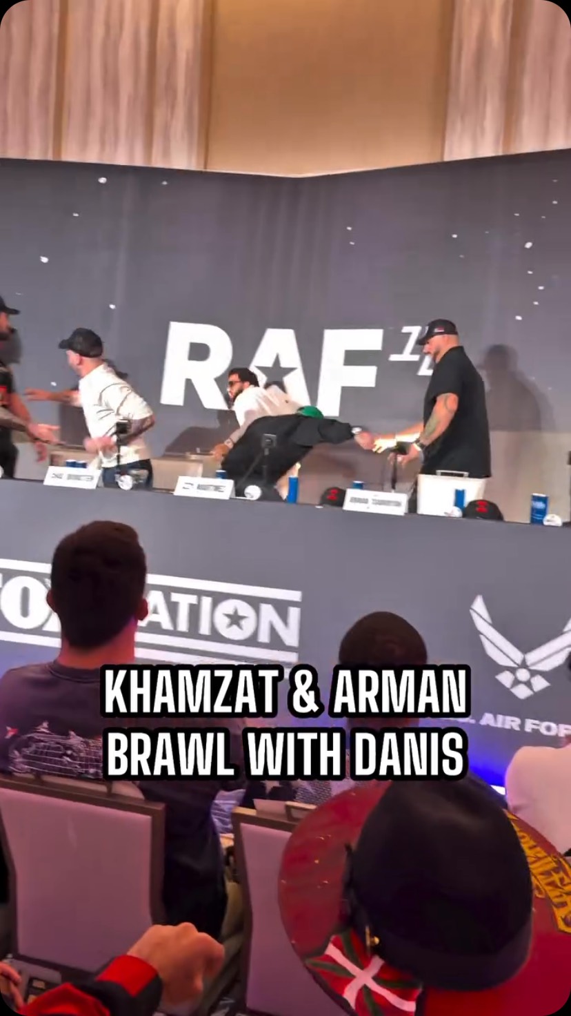 Khamzat Chimaev and Arman Tsarukyan...