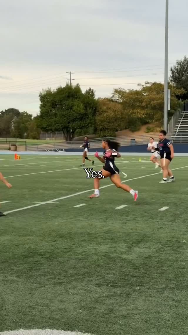 Women playing flag football on a fi... on MILLIONS Women playing flag football on a fi...