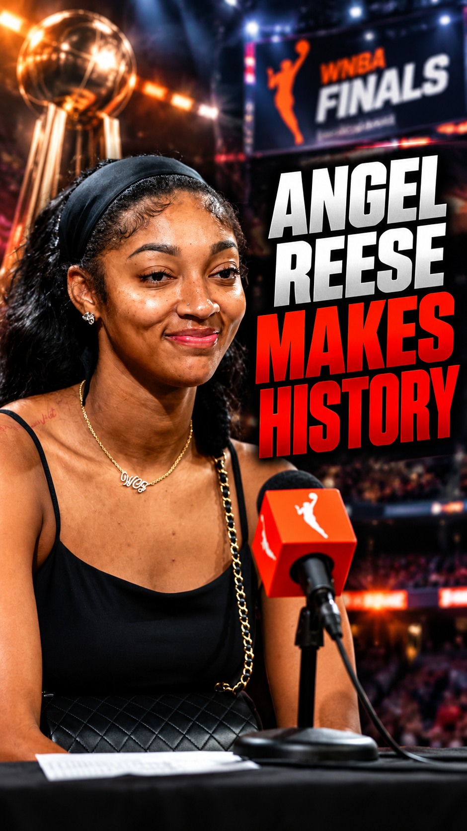 Angel Reese makes WNBA Finals histo...