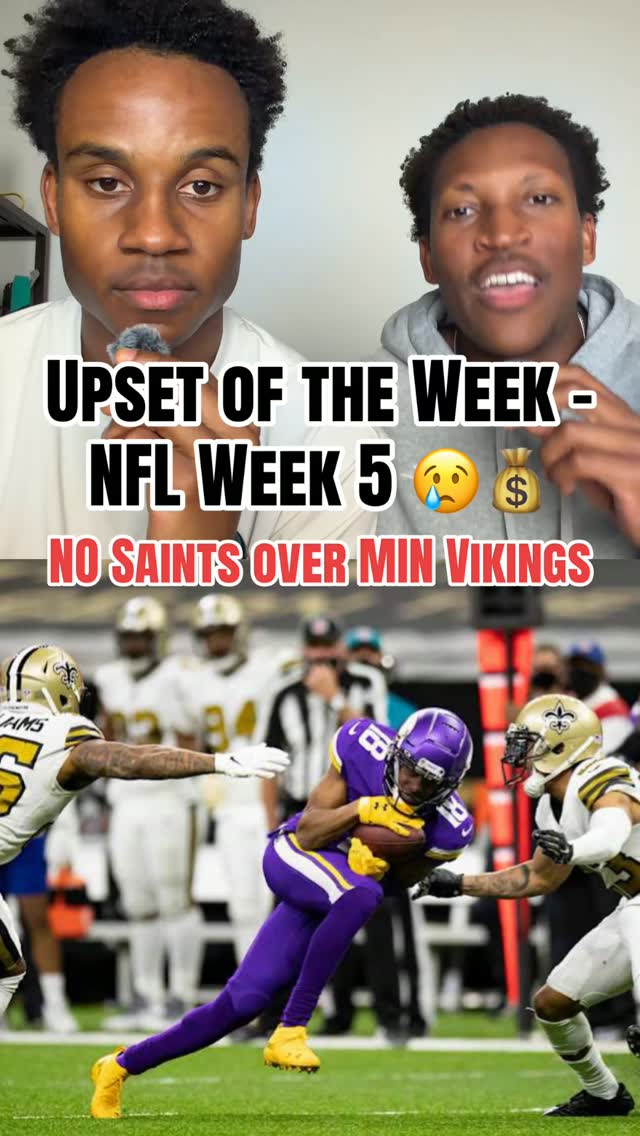 NFL Week 5 Upset: Saints vs. Viking...