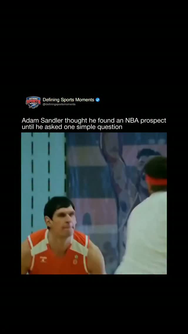 Adam Sandler and Boban Marjanović i...