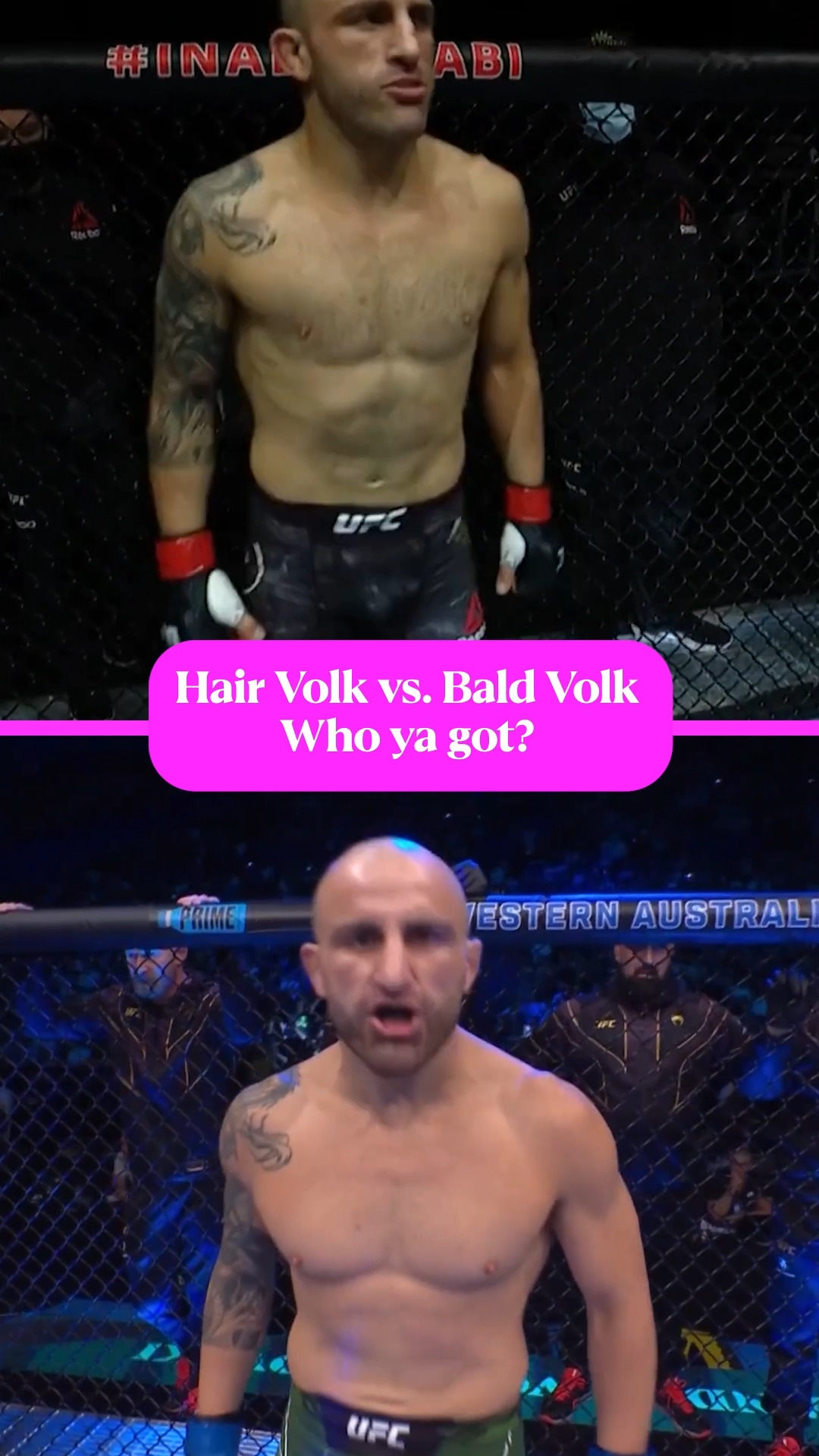 Hair Volk vs. Bald Volk? Who ya got...