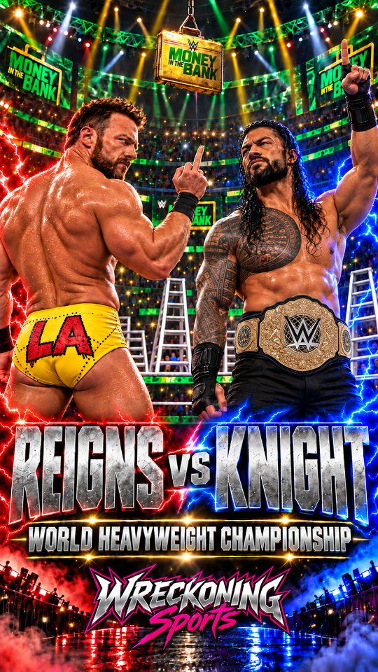 LA Knight vs Roman Reigns: Money in...