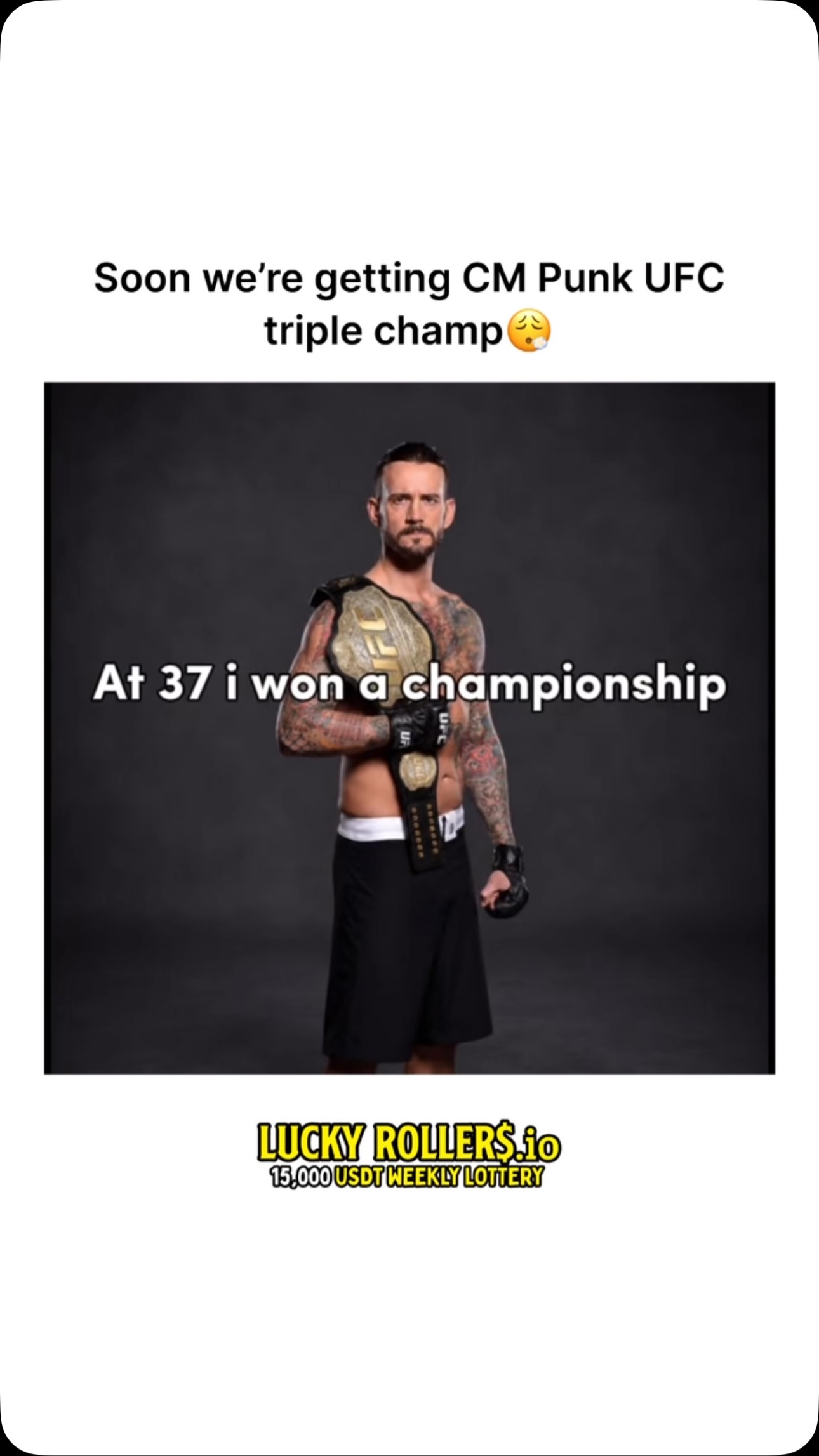 CM Punk: From WWE to UFC