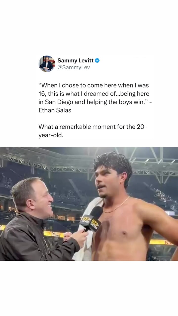 Ethan Salas on his dream to play fo...