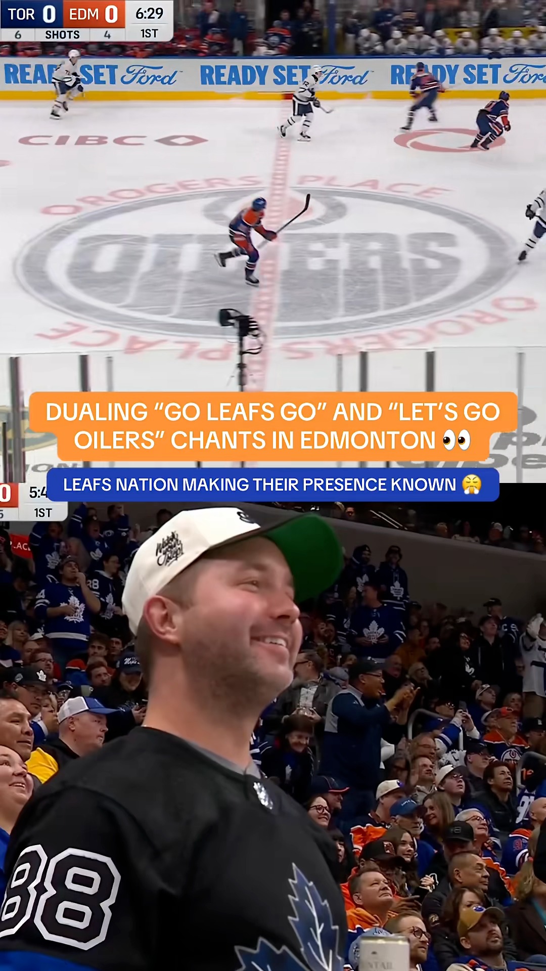 Leafs fans making their presence kn...