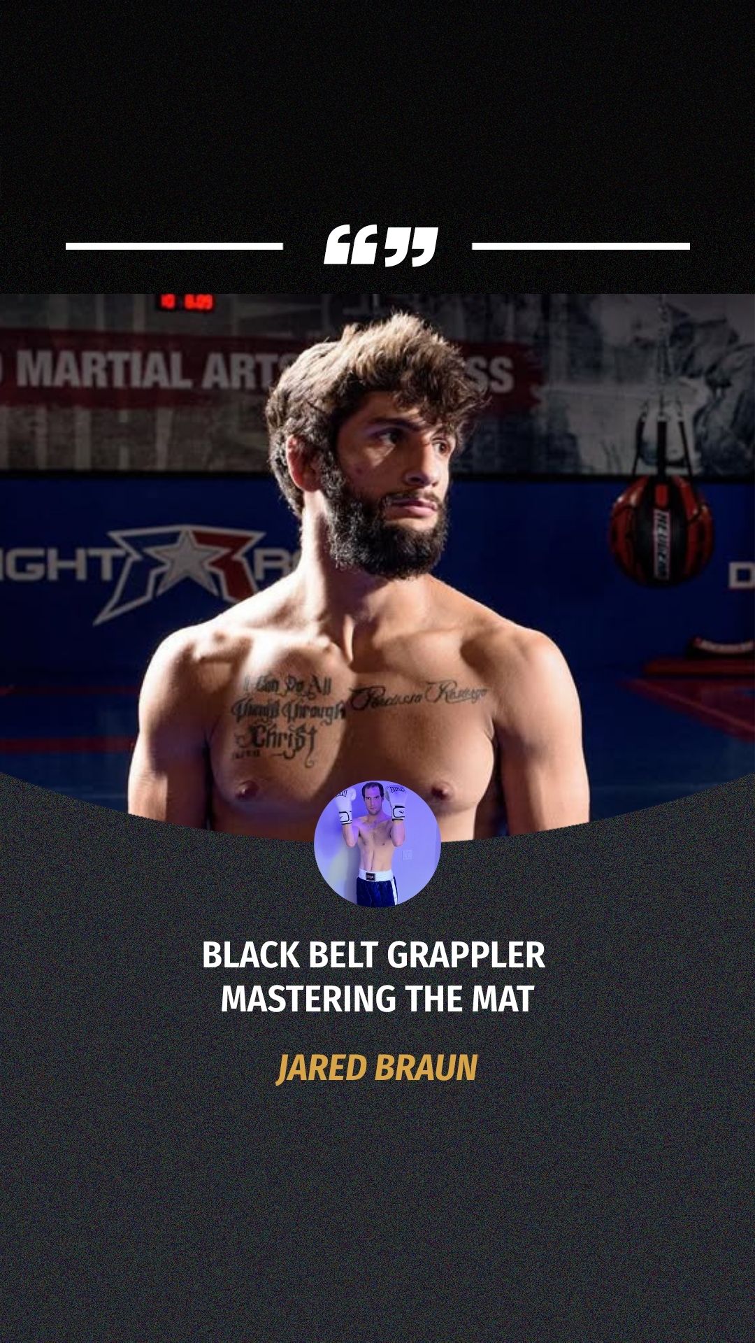 Jared Braun: Black Belt Grappler Ma...