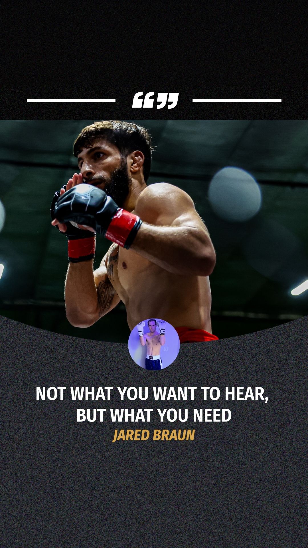 Jared Braun: Not What You Want To H...