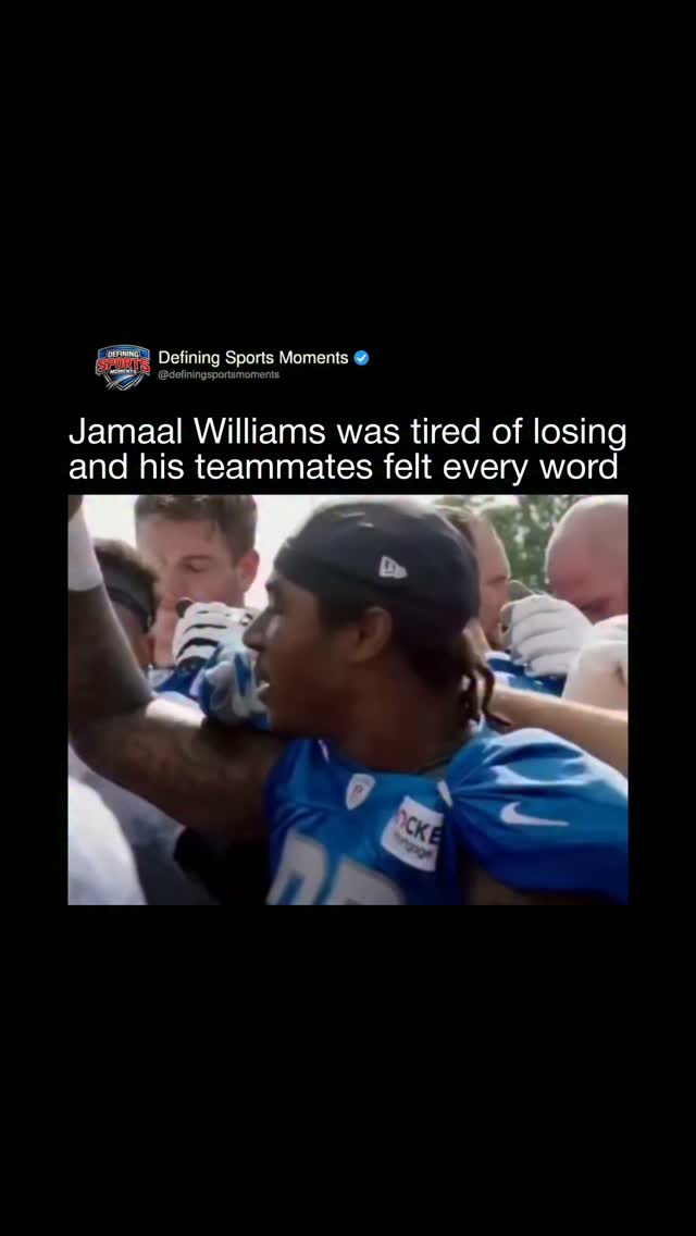 Jamaal Williams' passionate pregame... on MILLIONS Jamaal Williams' passionate pregame...