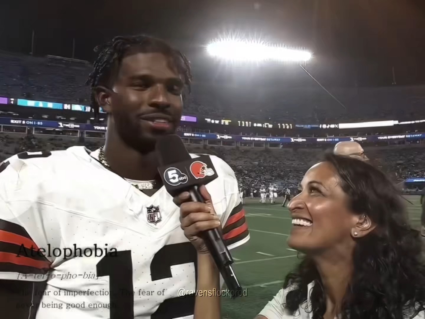 Football player discusses Atelophob...