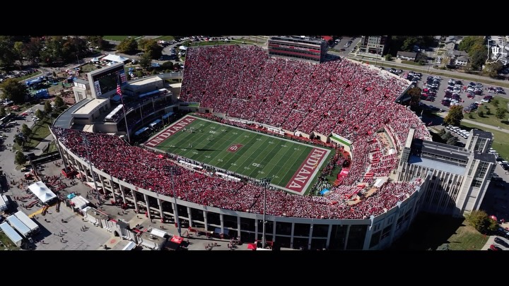 Indiana Hoosiers stadium full of fa...