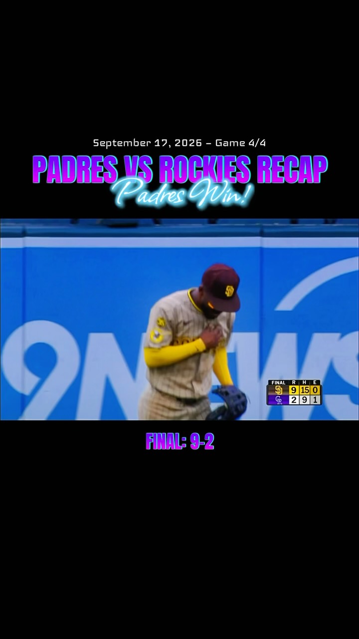 Padres take series against Rockies ...