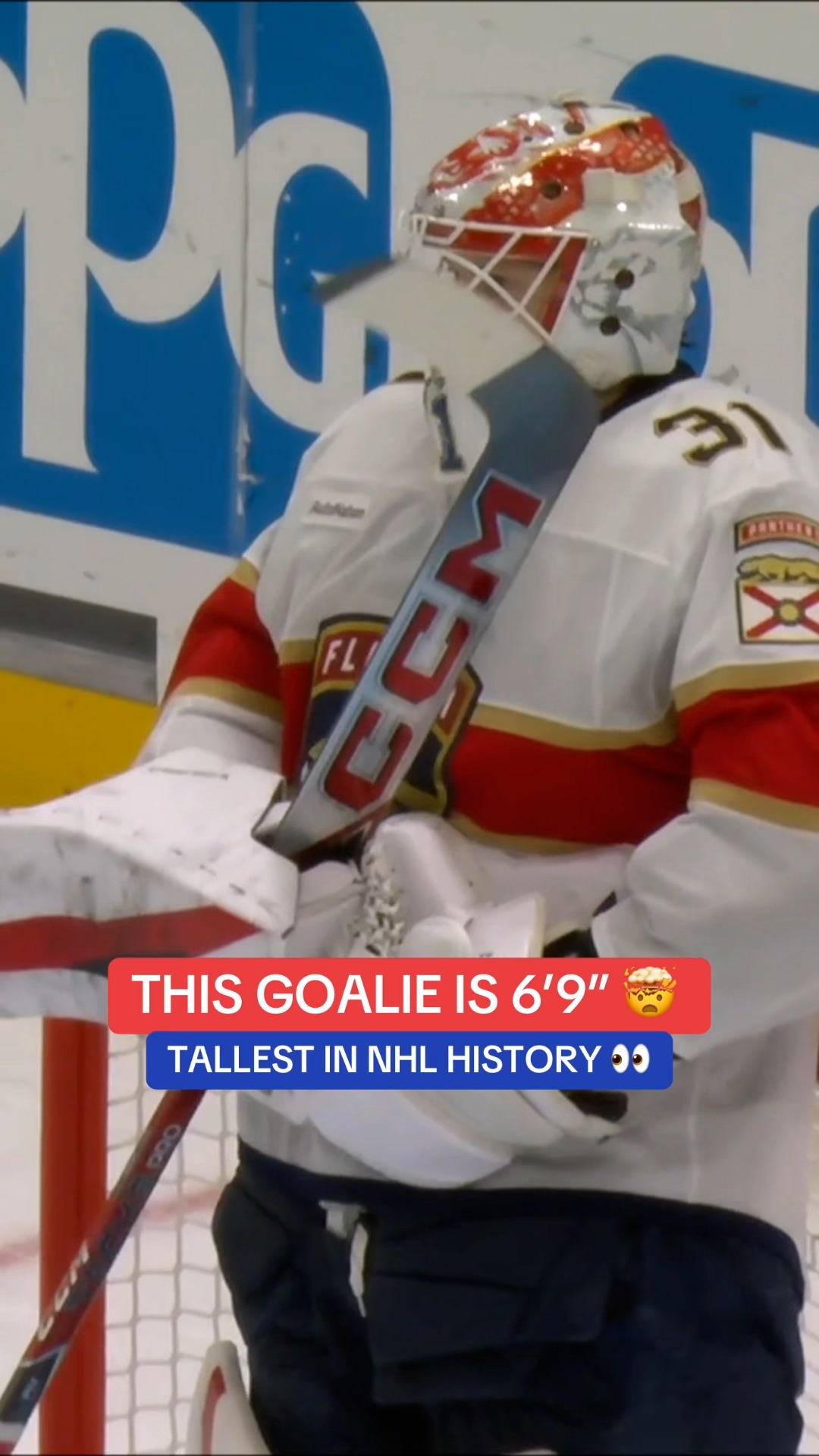 Cooper Black, the tallest goalie in...