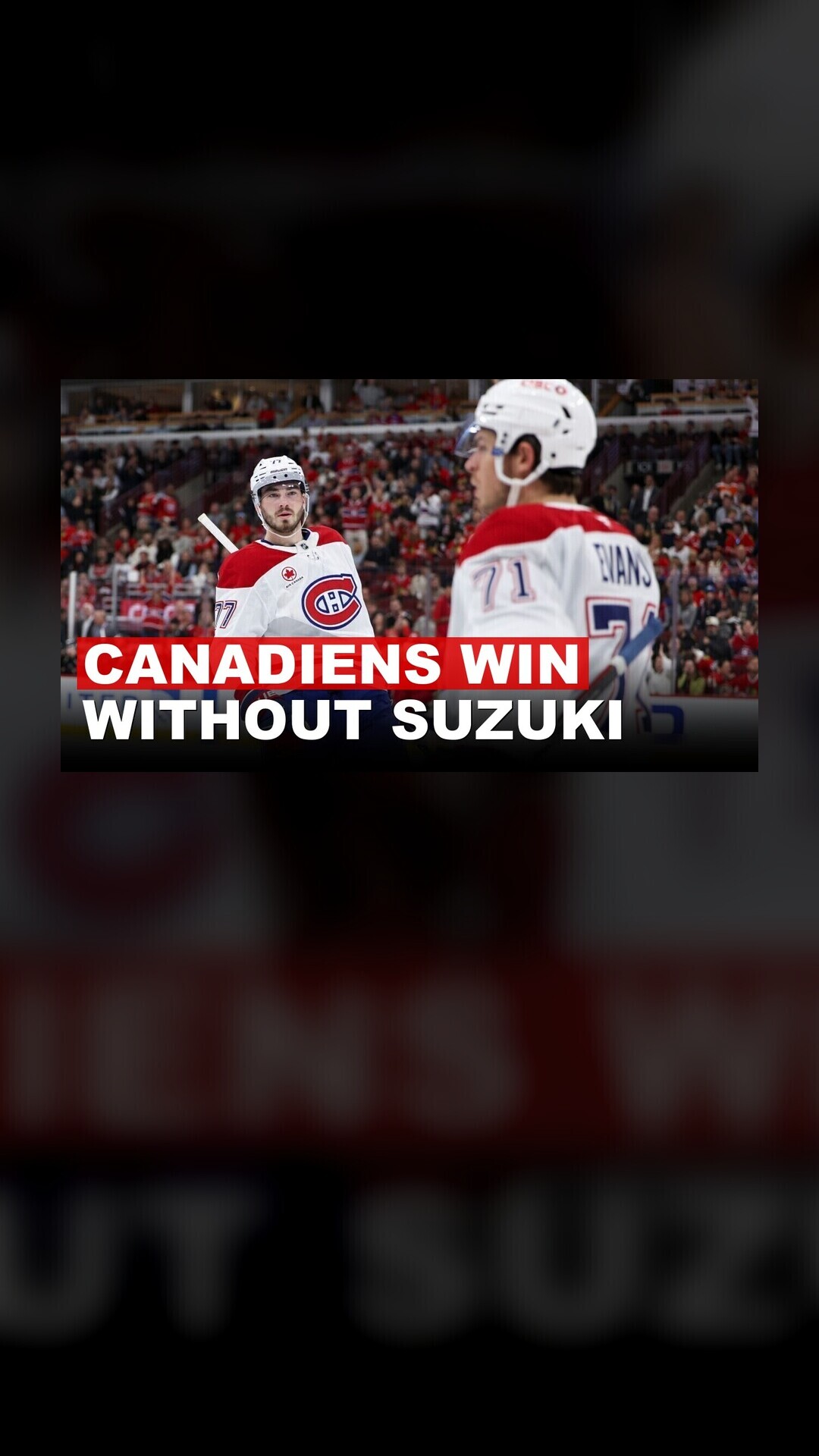 Jake Evans' two goals lead Canadien...