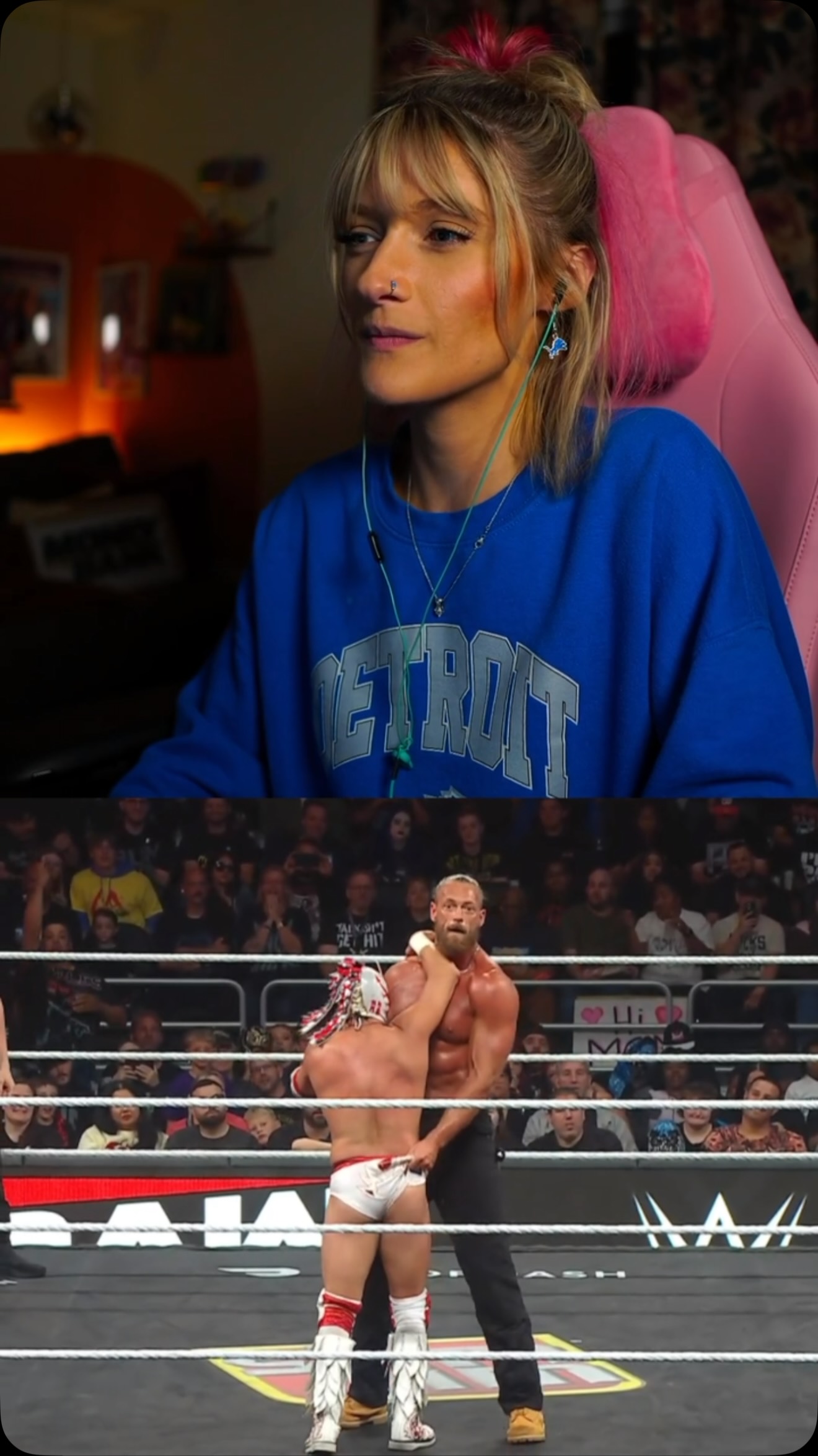 Big Cass loses to Dragon Lee on WWE...
