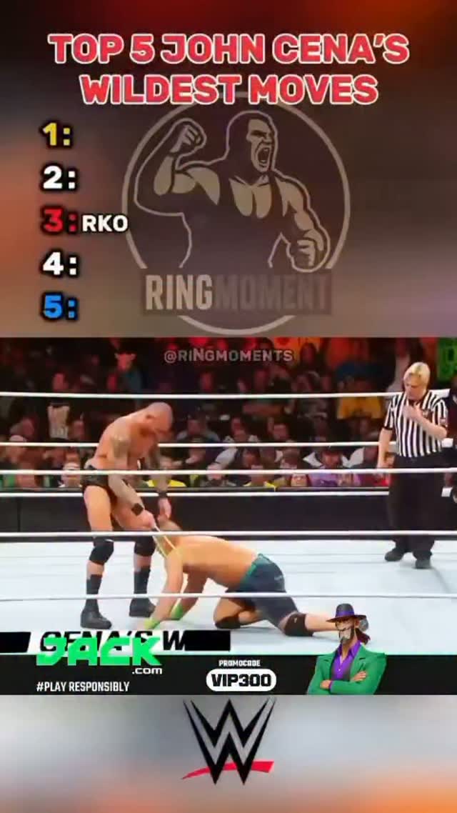 John Cena's Wildest Moves in WWE