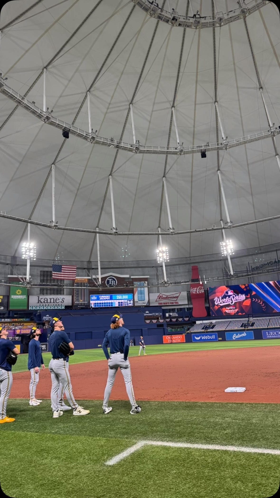 Brewers closer Trevor Megill compla...