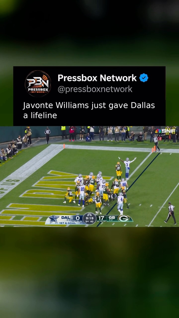 Javonte Williams' touchdown puts Da...
