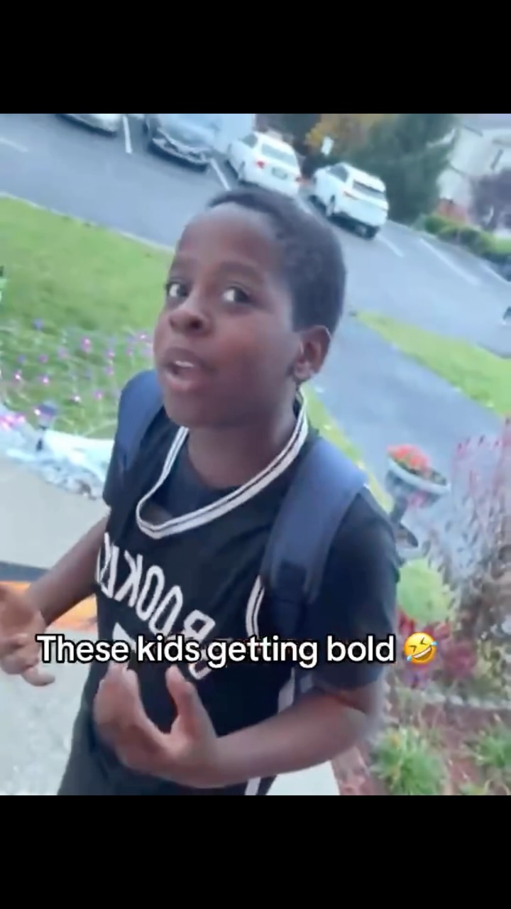 Kid dressed as Kevin Durant demands...
