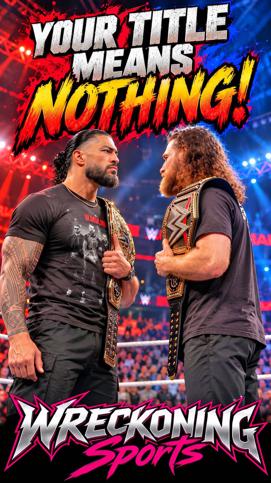 Sami Zayn and Roman Reigns Clash Ov...