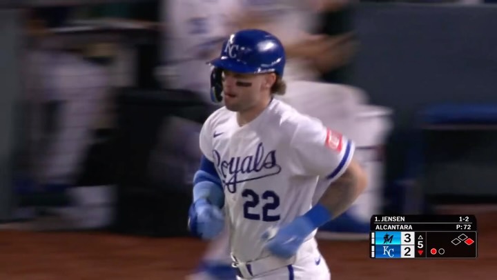 Carter Jensen hits his 22nd Home Ru...