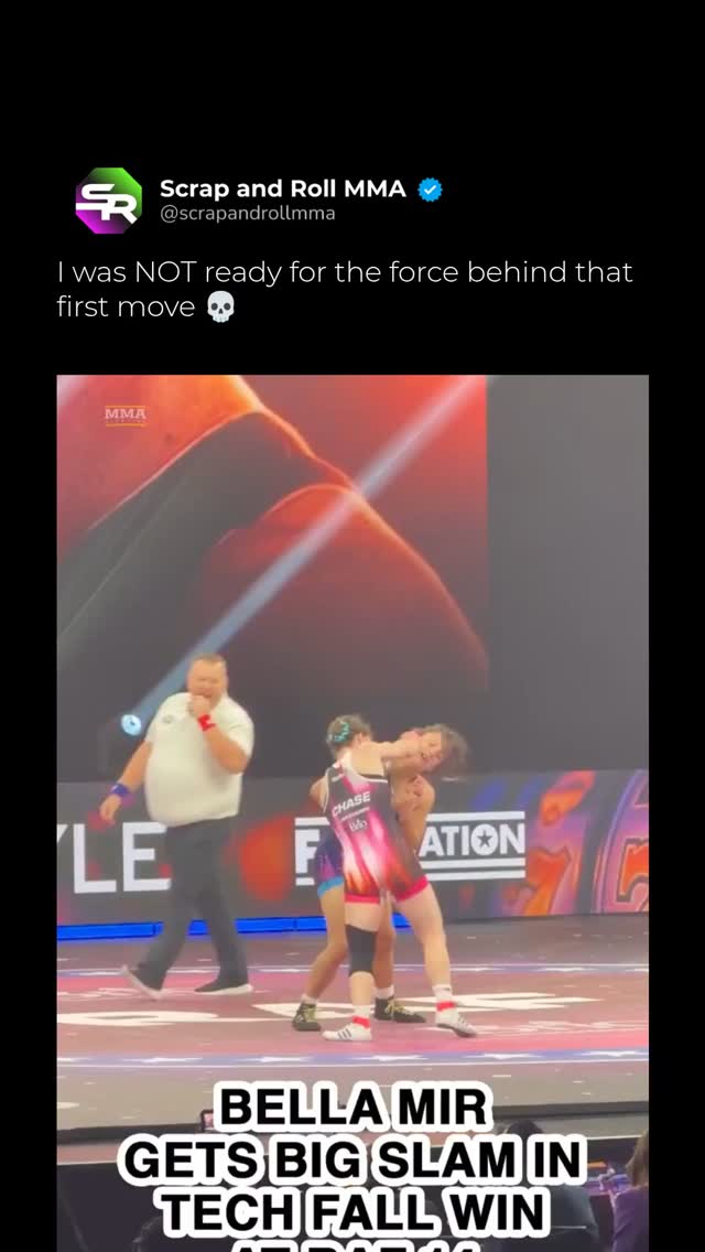 Bella Mir slams opponent for a tech...