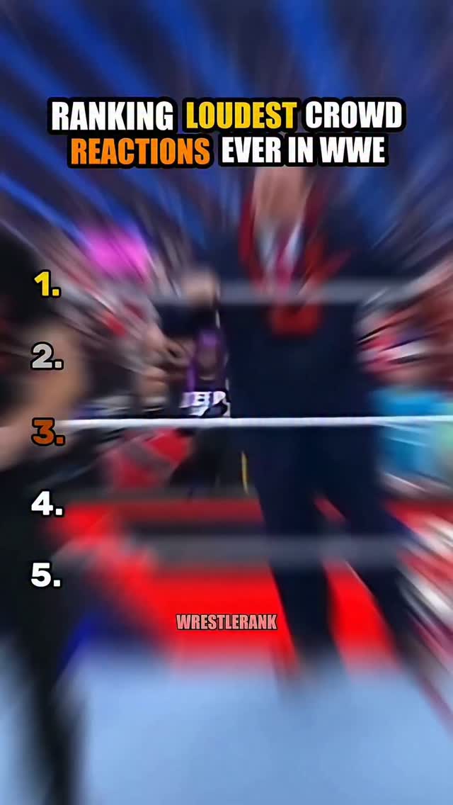 Ranking the loudest crowd reactions...
