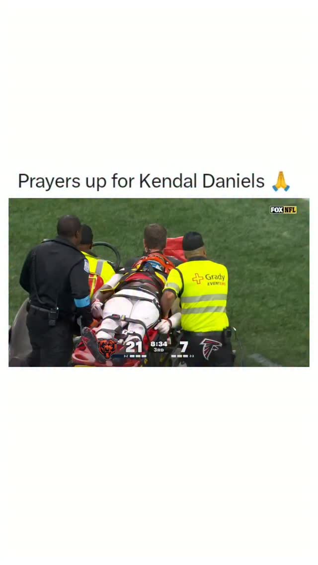 Kendal Daniels Carted Off Field Aft...
