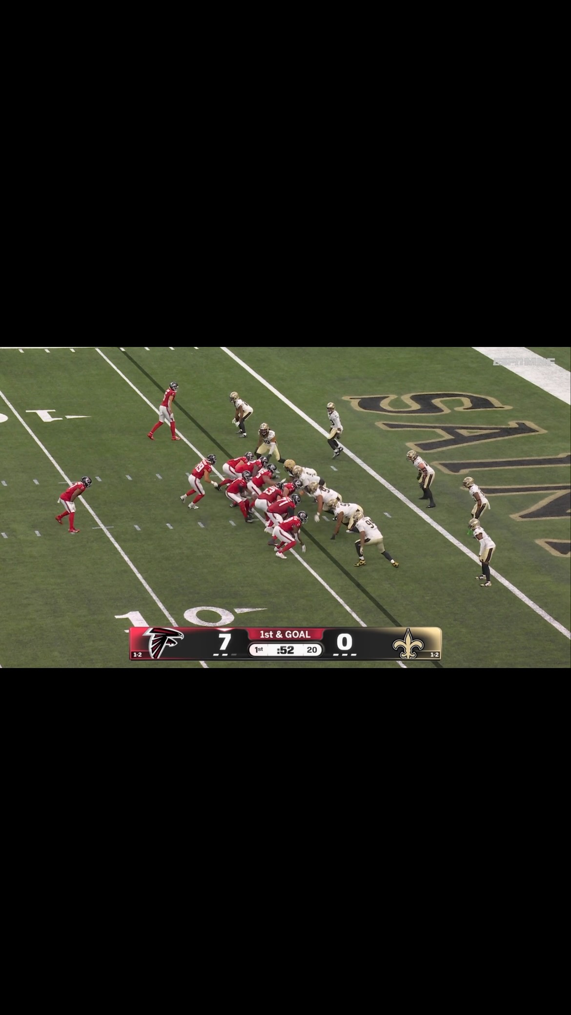 Bijan Robinson's 2 TDs in the 1st q...