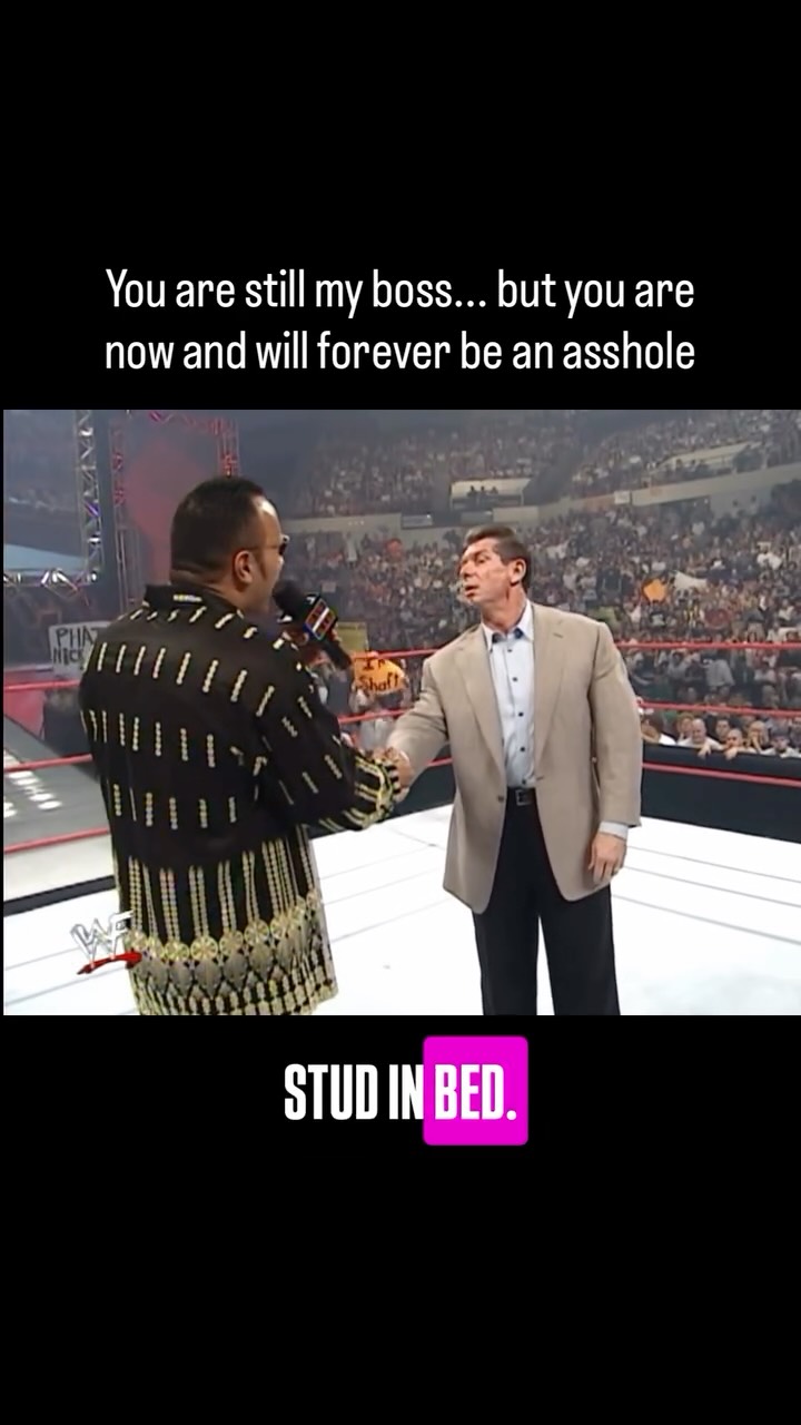 The Rock and Vince McMahon in a wor... on MILLIONS The Rock and Vince McMahon in a wor...