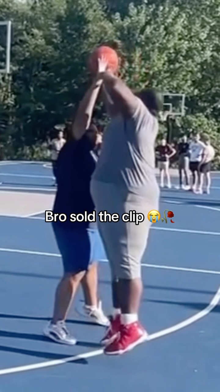 Basketball player misses an easy sh...