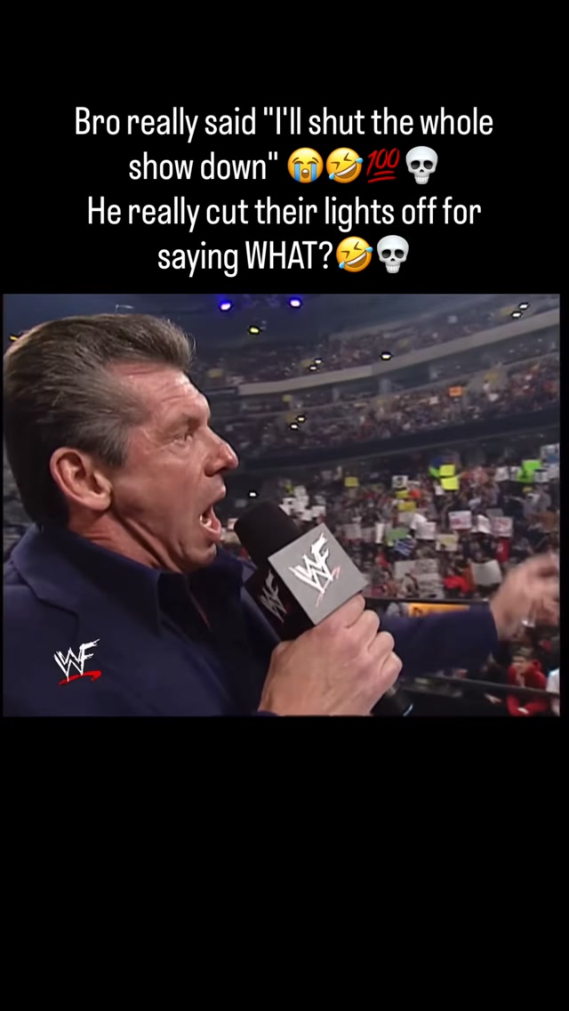 Vince McMahon threatens to shut dow...