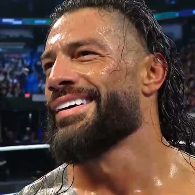 Sweaty and happy Roman Reigns on MILLIONS Sweaty and happy Roman Reigns