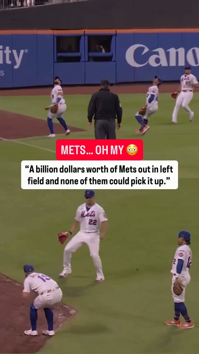 Announcer calls out the Mets' left ...