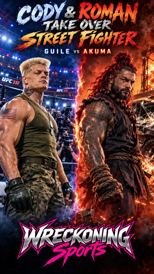 Cody Rhodes as Guile and Roman Reig...
