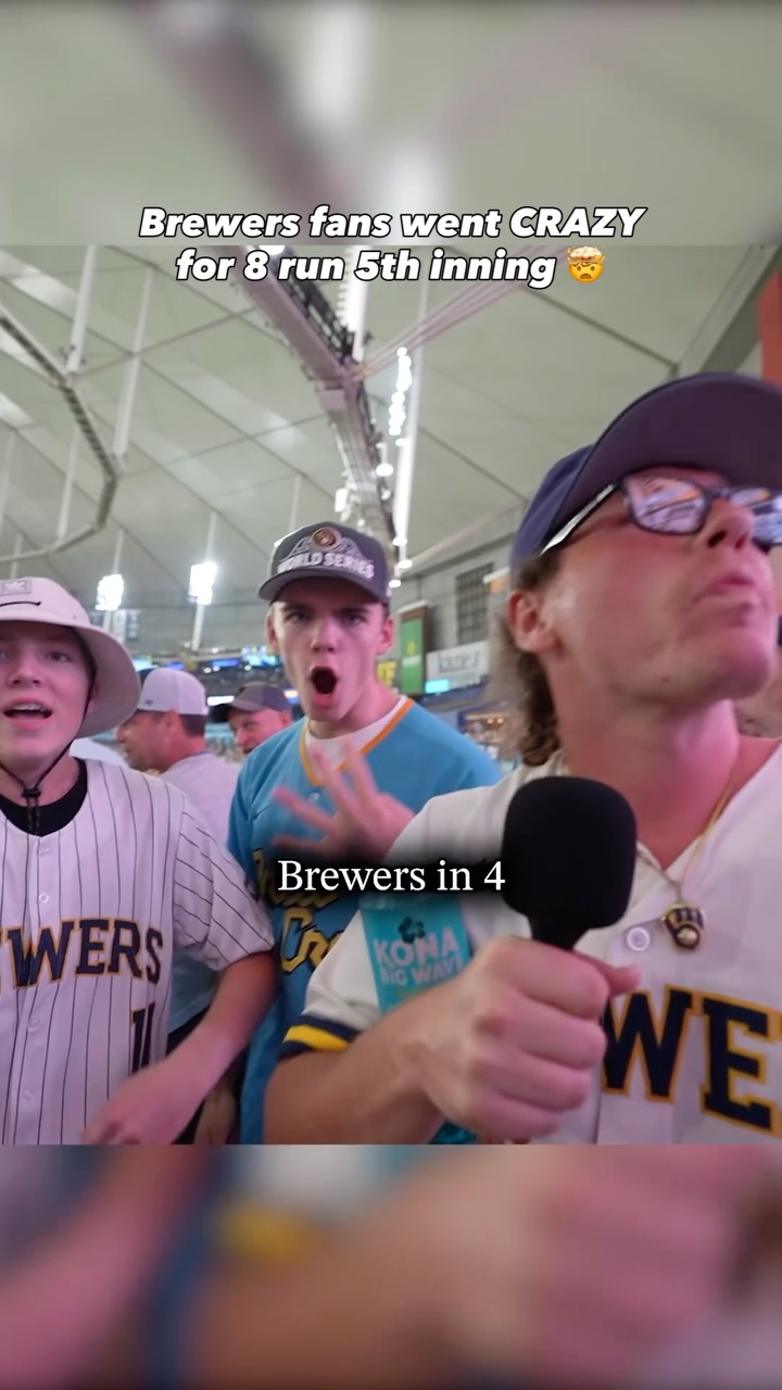 Brewers fans erupt for 8-run 5th in...