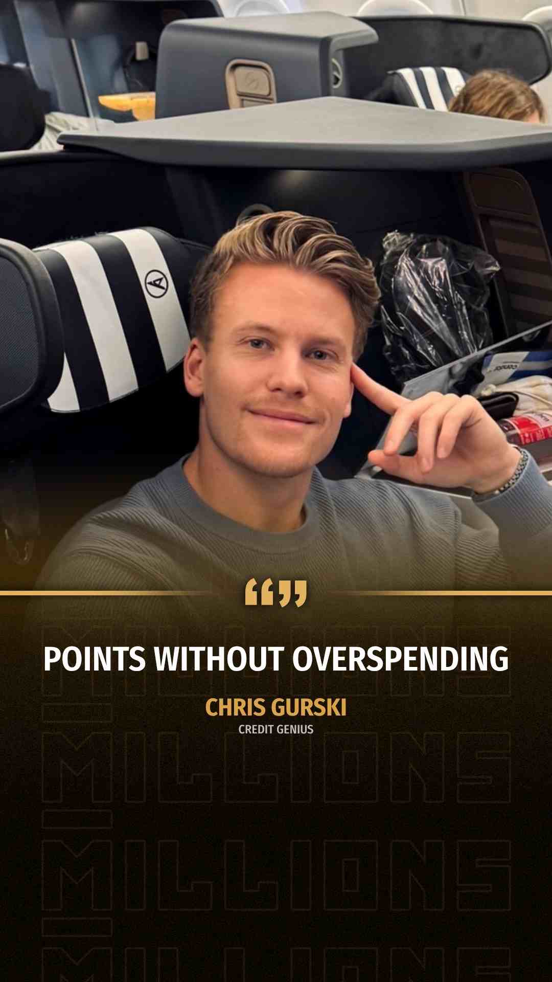 Chris Gurski: Points Without Oversp... on MILLIONS Chris Gurski: Points Without Oversp...