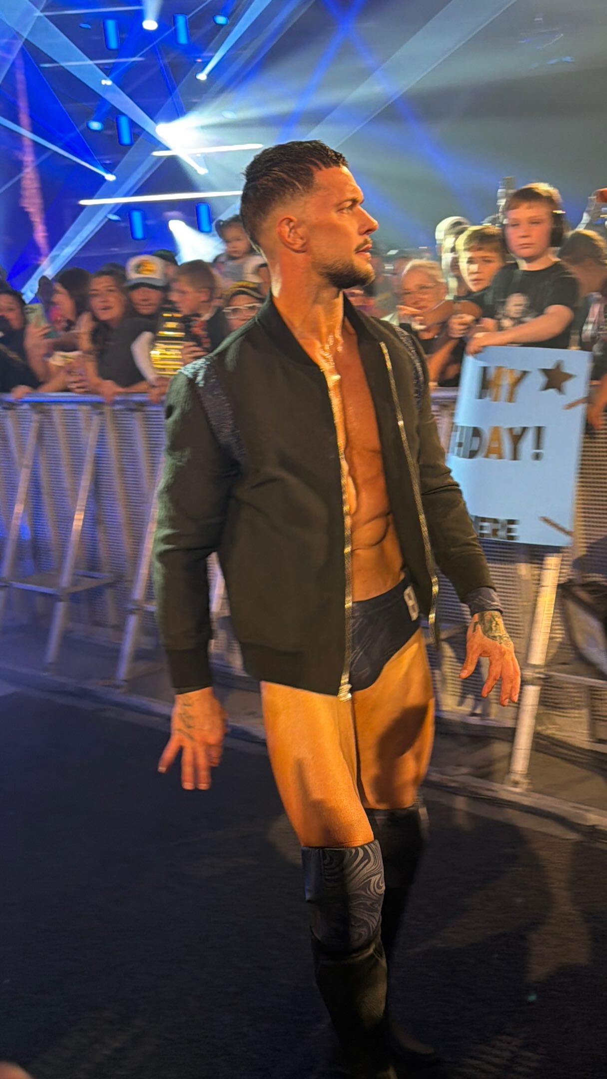 Finn Balor enters the ring on Smack...