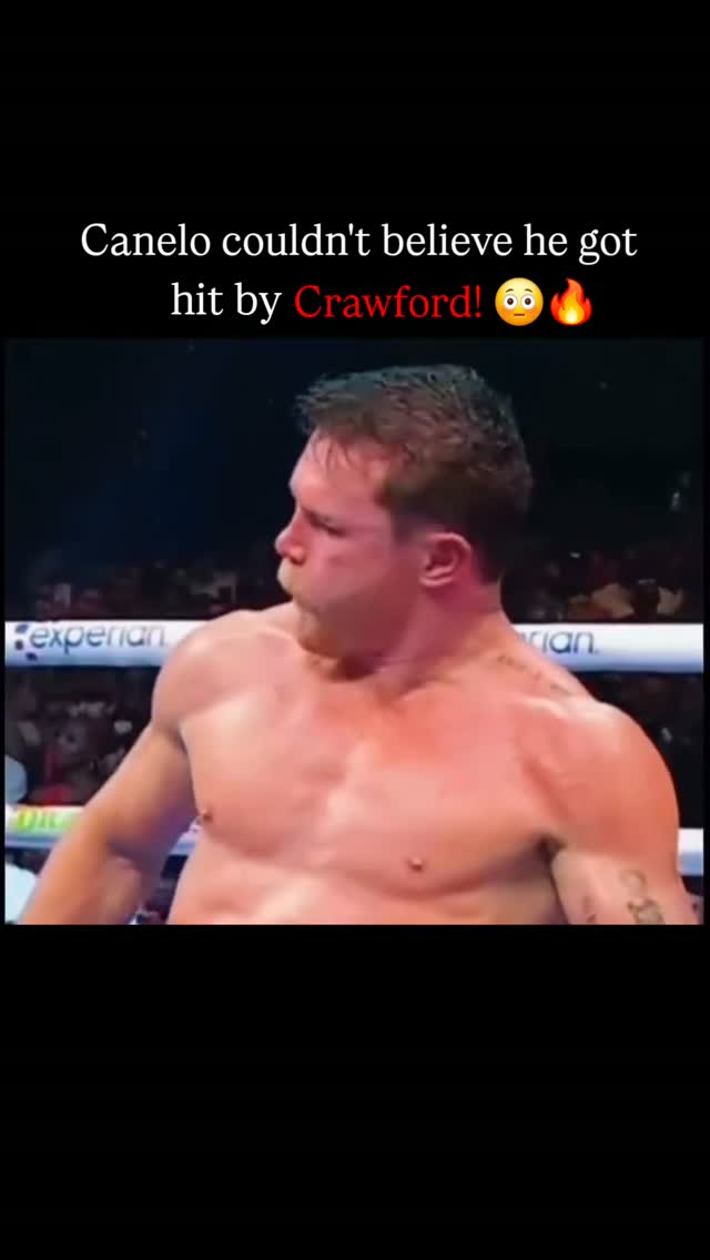 Canelo Alvarez shows surprise after...