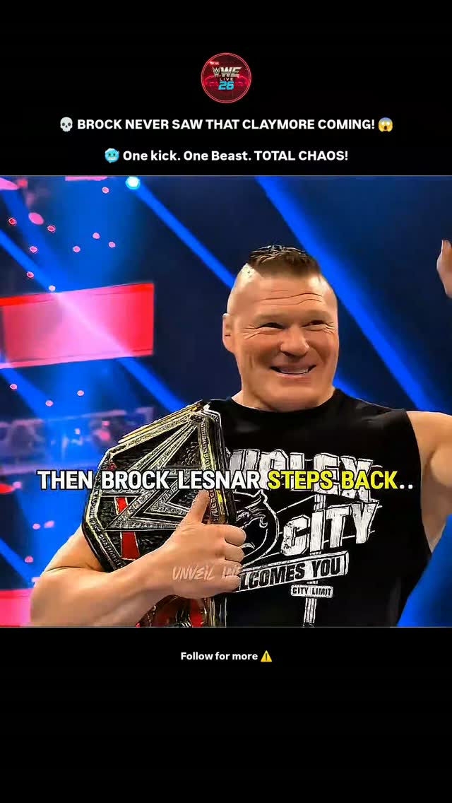 McIntyre's Claymore destroys Brock ...