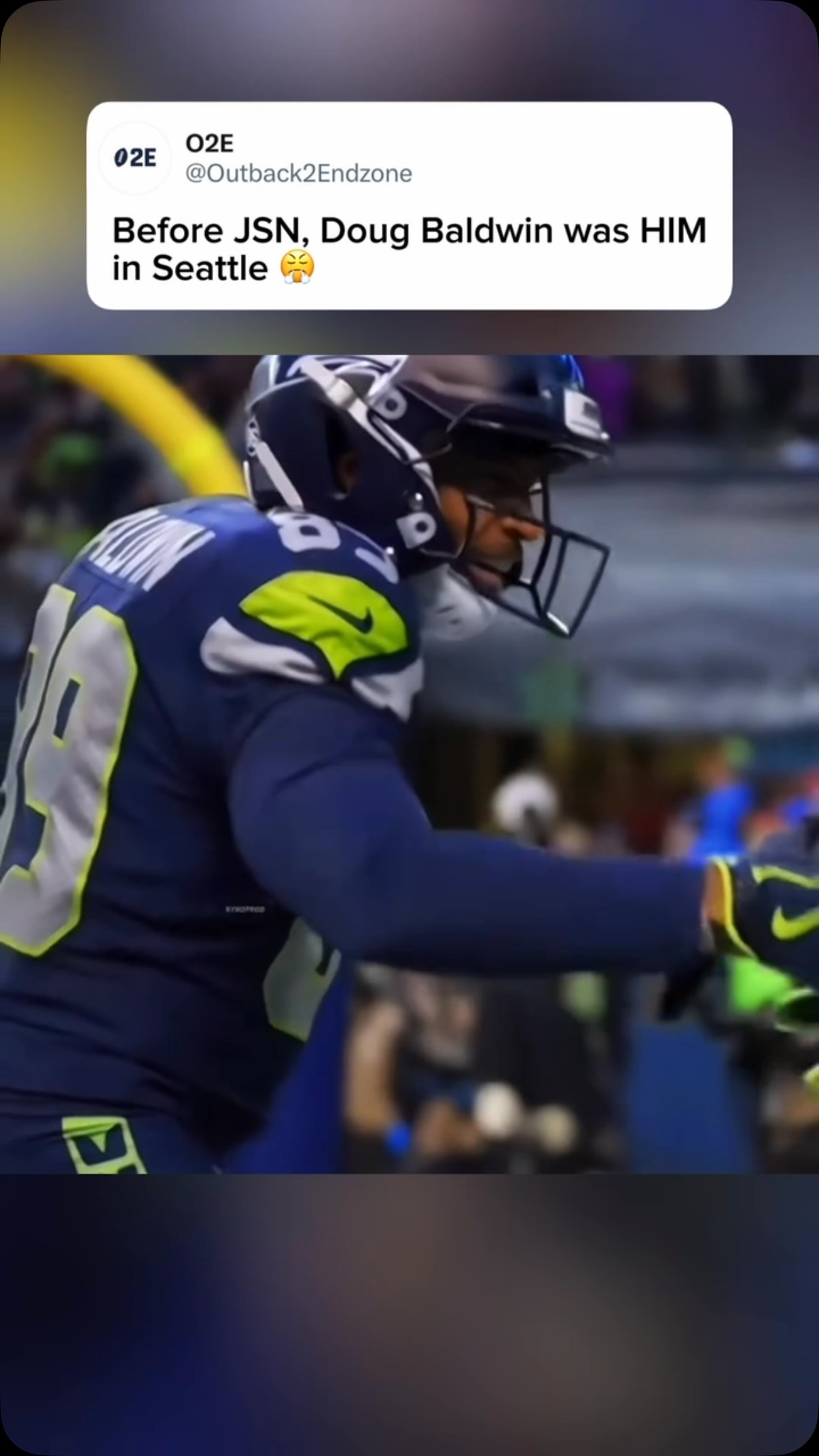 Doug Baldwin was HIM in Seattle on MILLIONS Doug Baldwin was HIM in Seattle