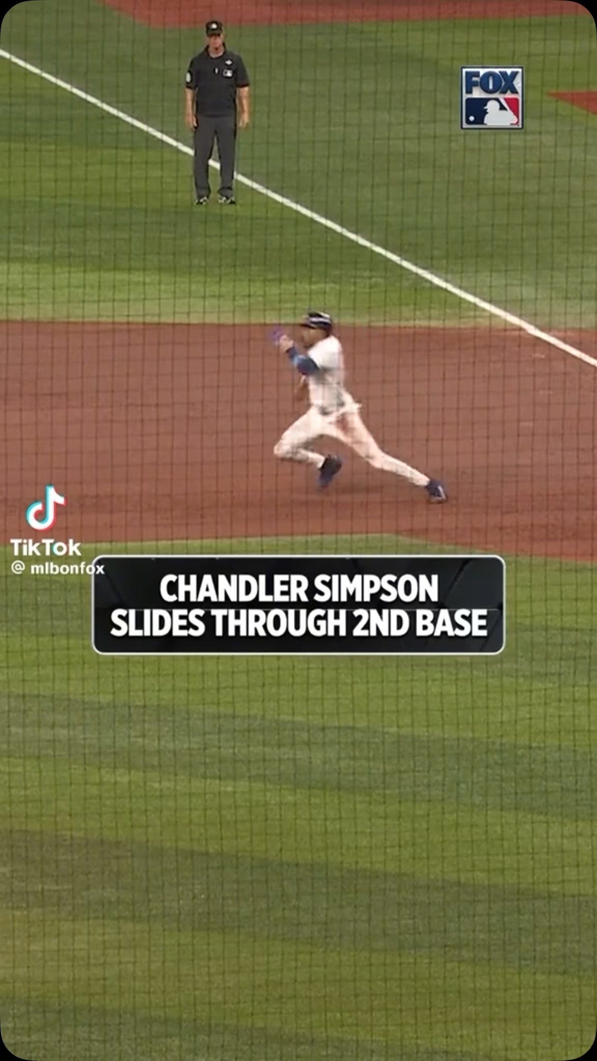 Chandler Simpson slides safely into...