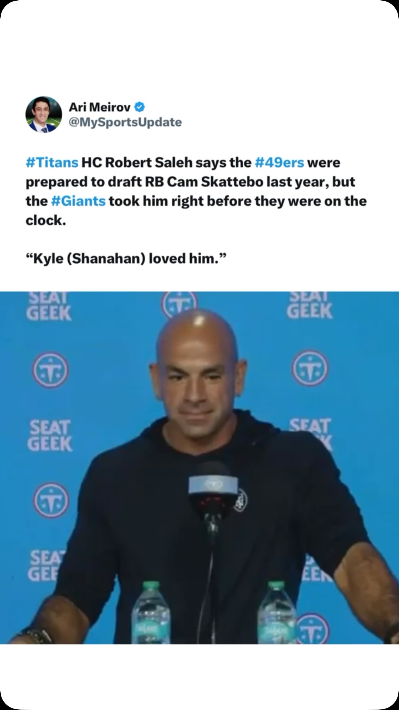 Robert Saleh on 49ers' attempt to d...