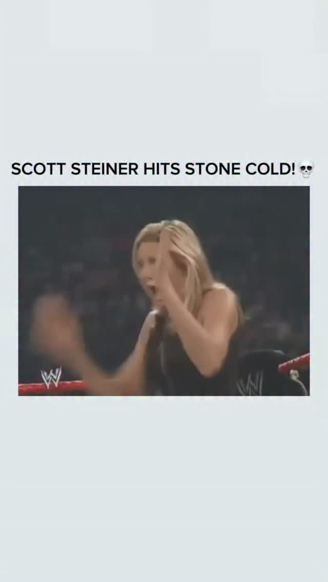Scott Steiner hits Stone Cold Steve...