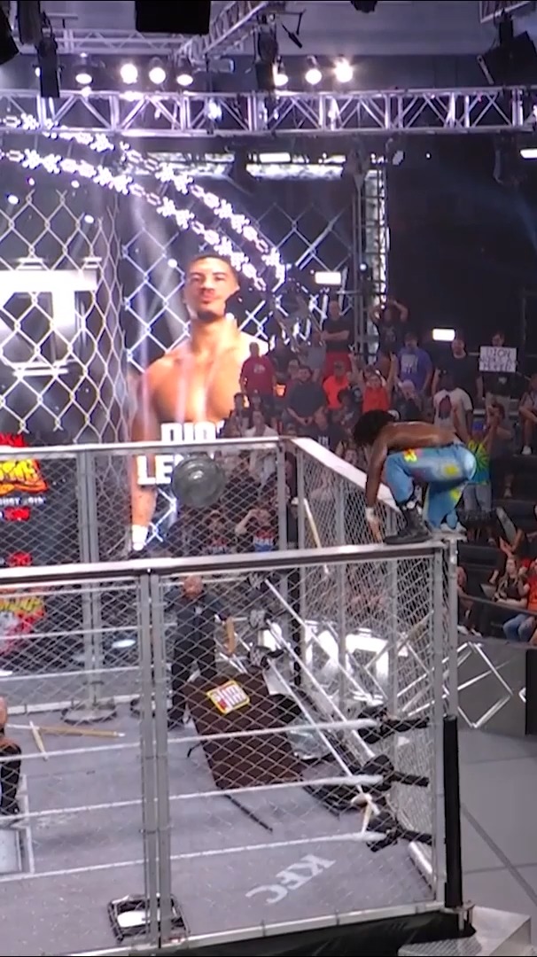 NXT star appears on the TitanTron d...